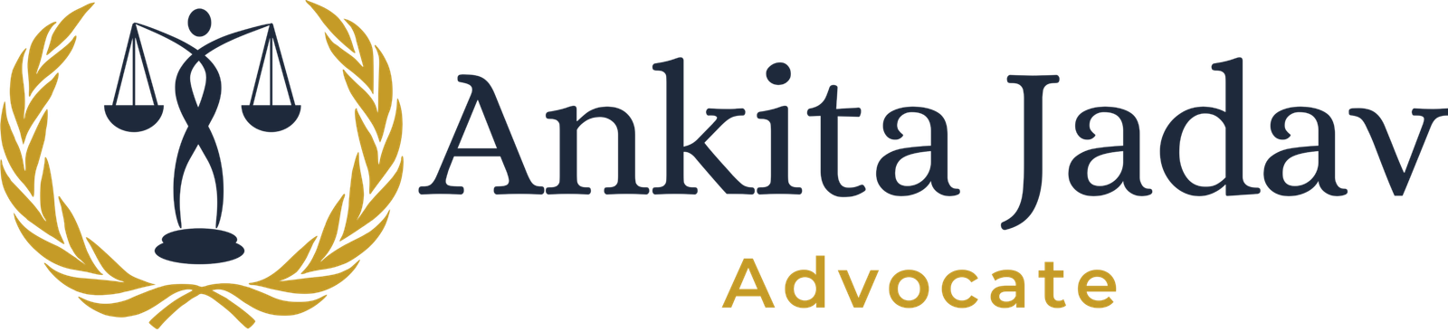 Blue and Gold Personal Advocate Logo